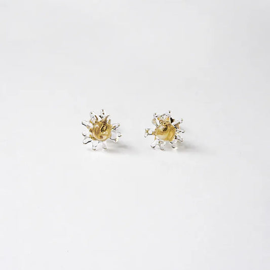 イイダ傘店 ピアス 朝焼けのカモミール クリア