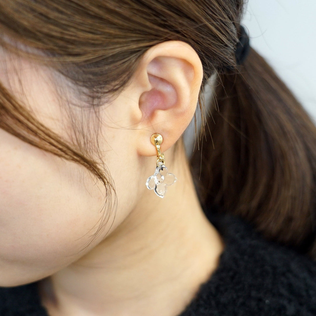 新品 ミッフィー HARIO イヤリング クリア 新品 ミッフィー HARIO イヤリング クリア