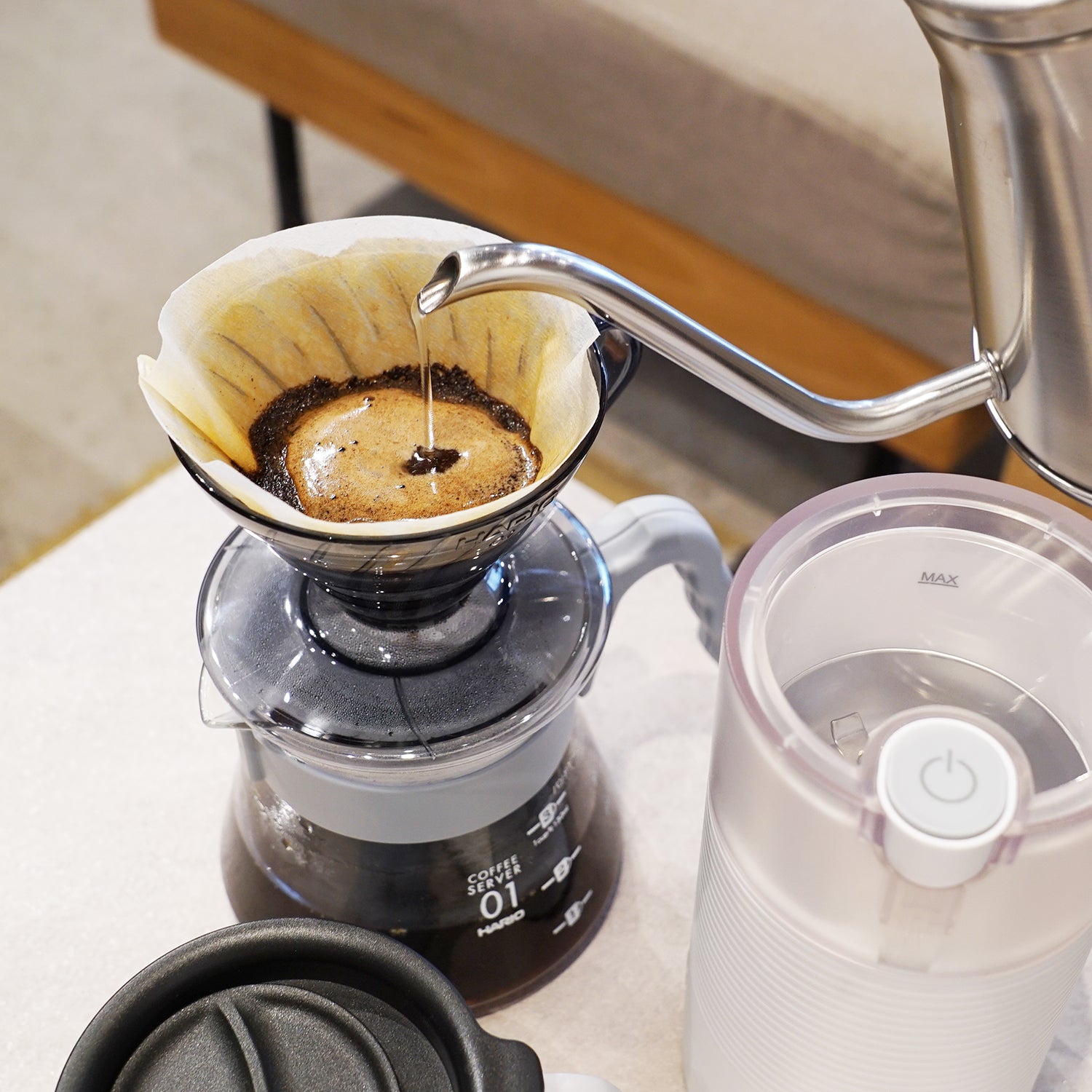 12月中旬～発送】2026年福袋 コーヒーセット01〈グレー〉 – HARIO NETSHOP