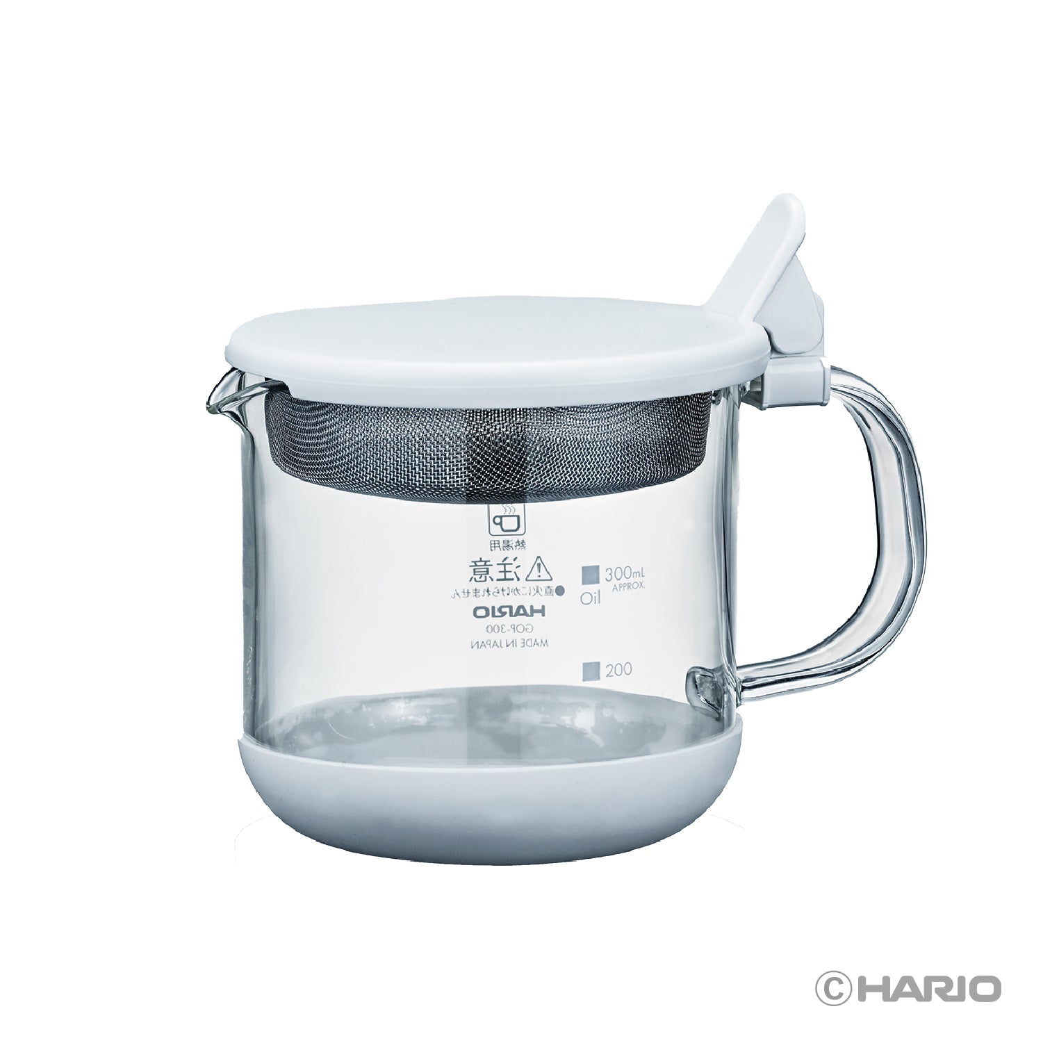 HARIO ガラス製ポット HM-3-10005P　3個セット ガラスのある生活 ガラスのコンパクトオイルポット –調味料入れなら