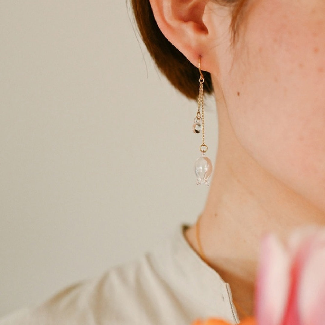 SIRISIRI Bubble ピアス　クリア HOTOLI Earrings Oval BUBBLE – SIRI SIRI | シリシリ