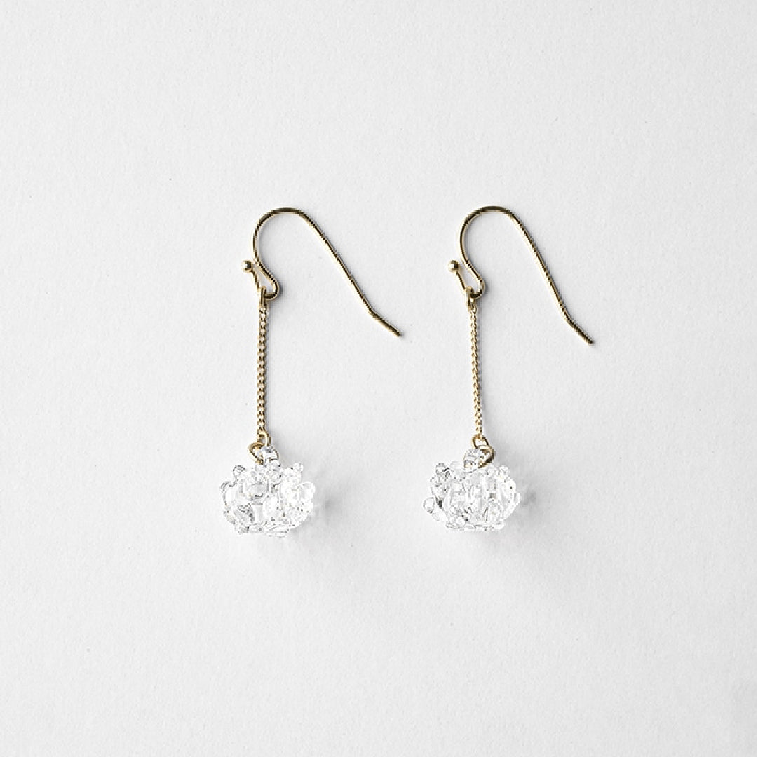 ピアス シロツメクサ –ピアス・イヤリングなら HARIO NETSHOP