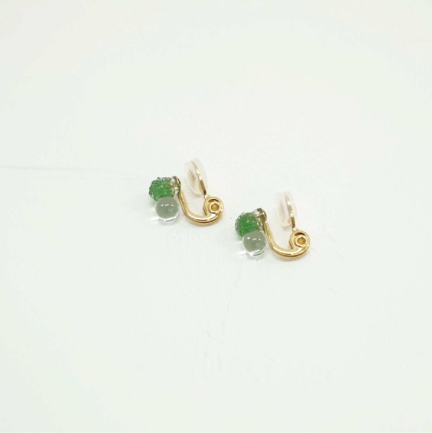 イヤリング プチクルール（グリーン）｜ HARIO NETSHOP限定