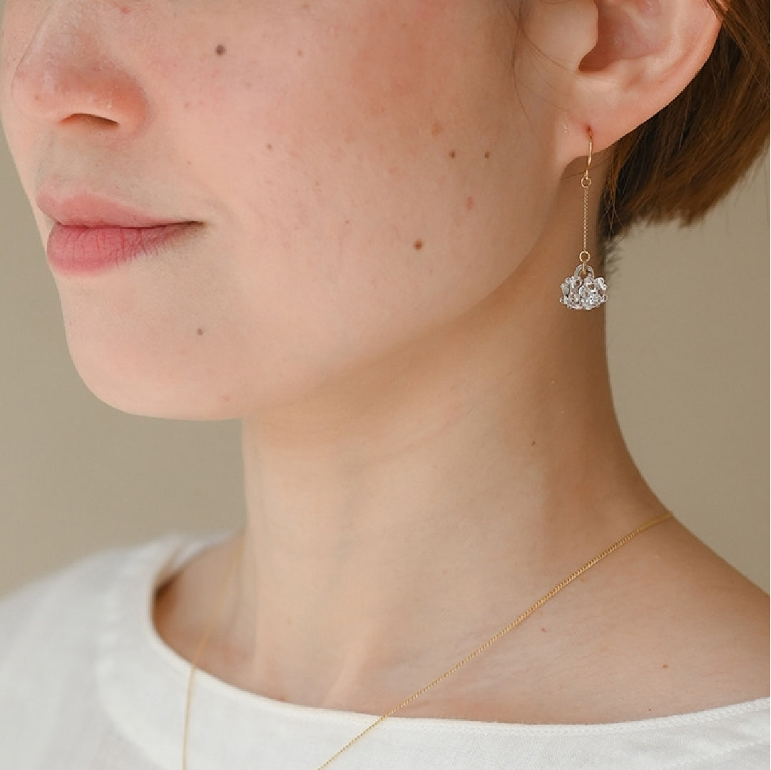 HARIO ネックレス　ピアス　セット HARIO ネックレス＆ピアス セット「リリー」シリーズ［HAP-L-001
