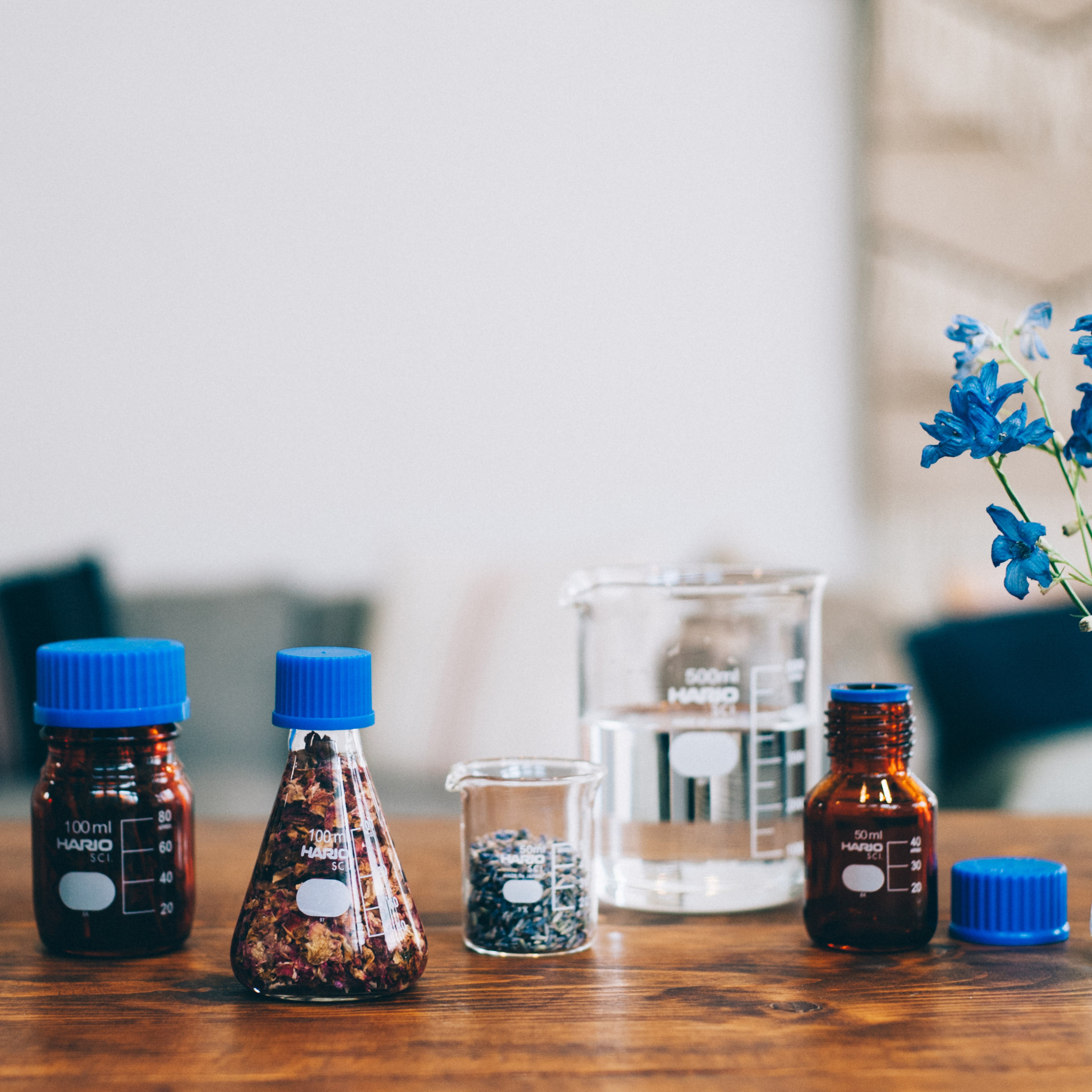 耐熱ねじ口瓶(茶)