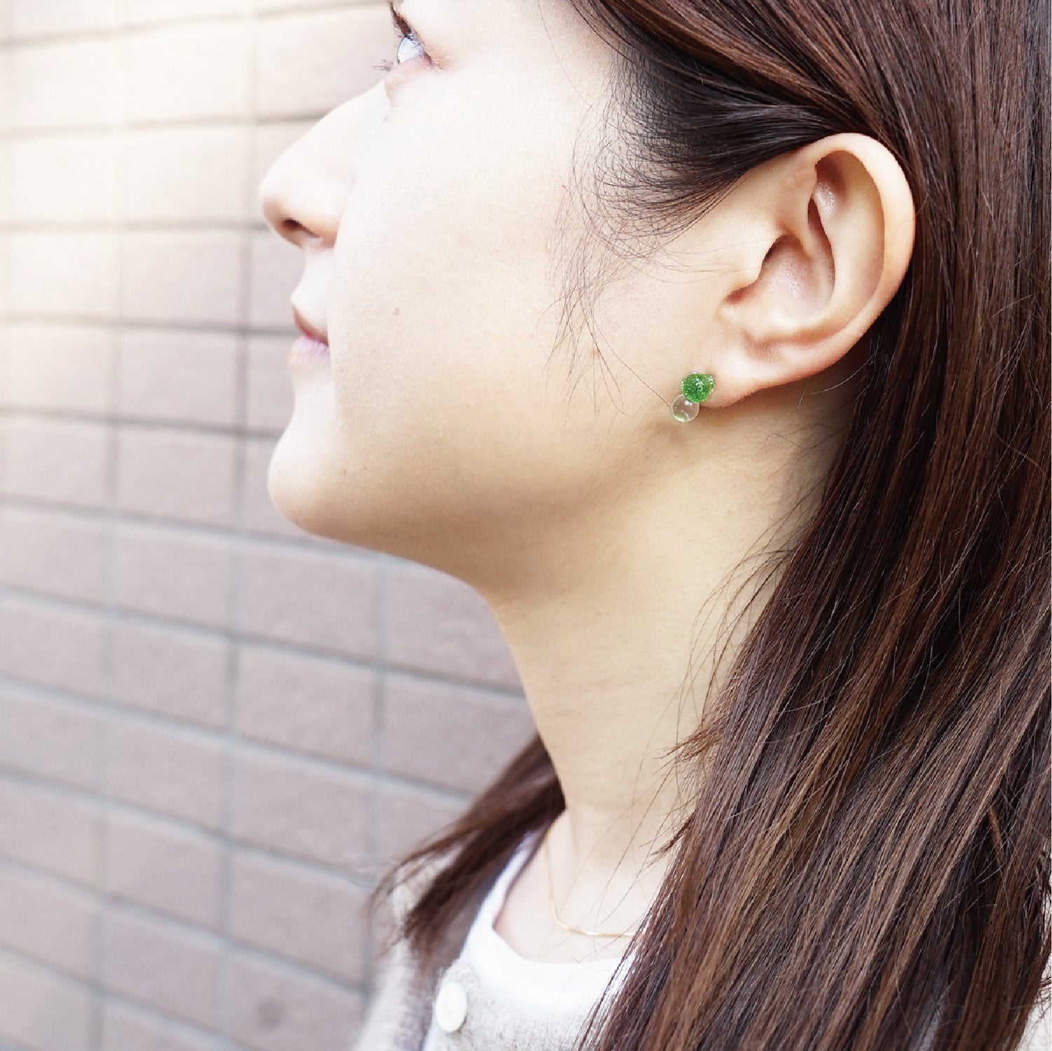 ピアス プチクルール（グリーン）｜ HARIO NETSHOP限定