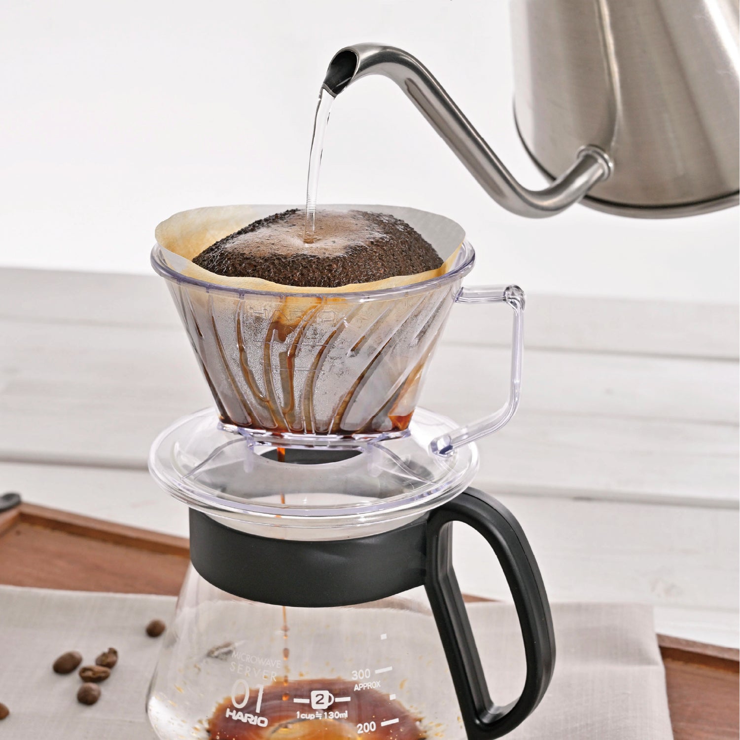 カタチ製作所 ドリッパー Mederu potLow Crater Black 2025年最新