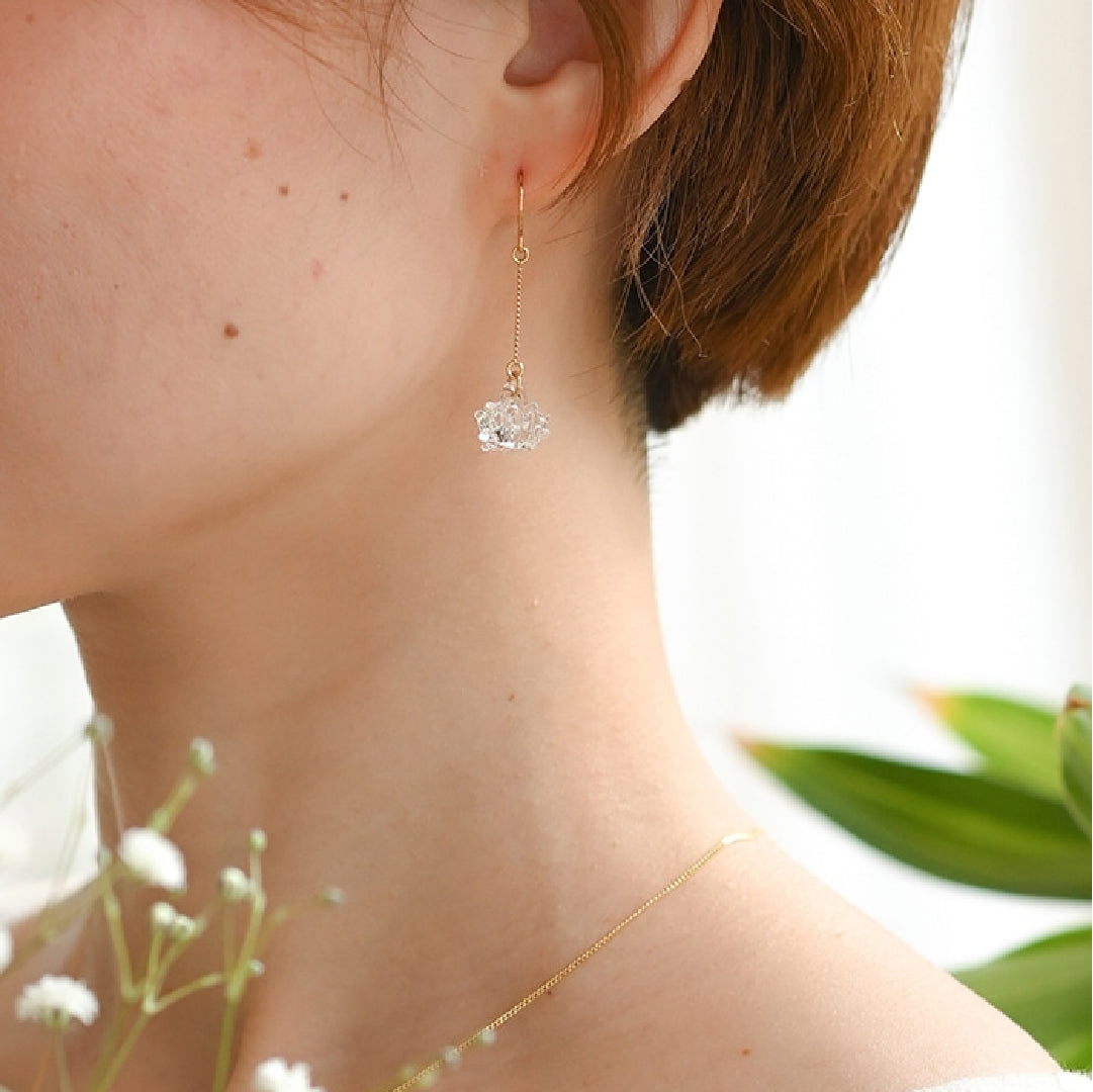 HARIO ネックレス　ピアス　セット HARIO ネックレス＆ピアス セット「リリー」シリーズ［HAP-L-001