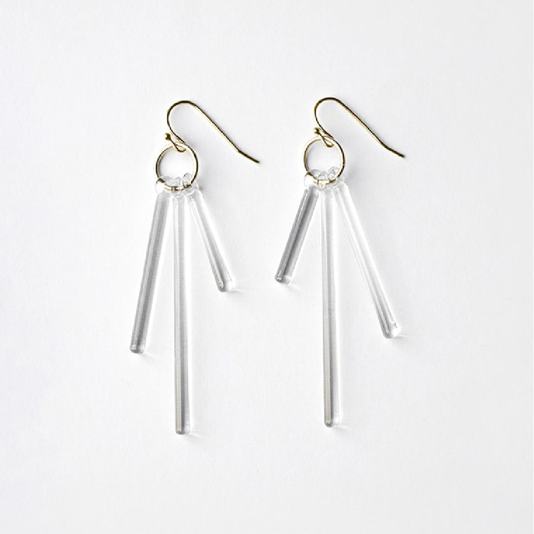 HARIO×CONVERSETOKYO ピアス HARIO Lampwork Factory】COLORED GLASS☆PIERCE EARRINGS