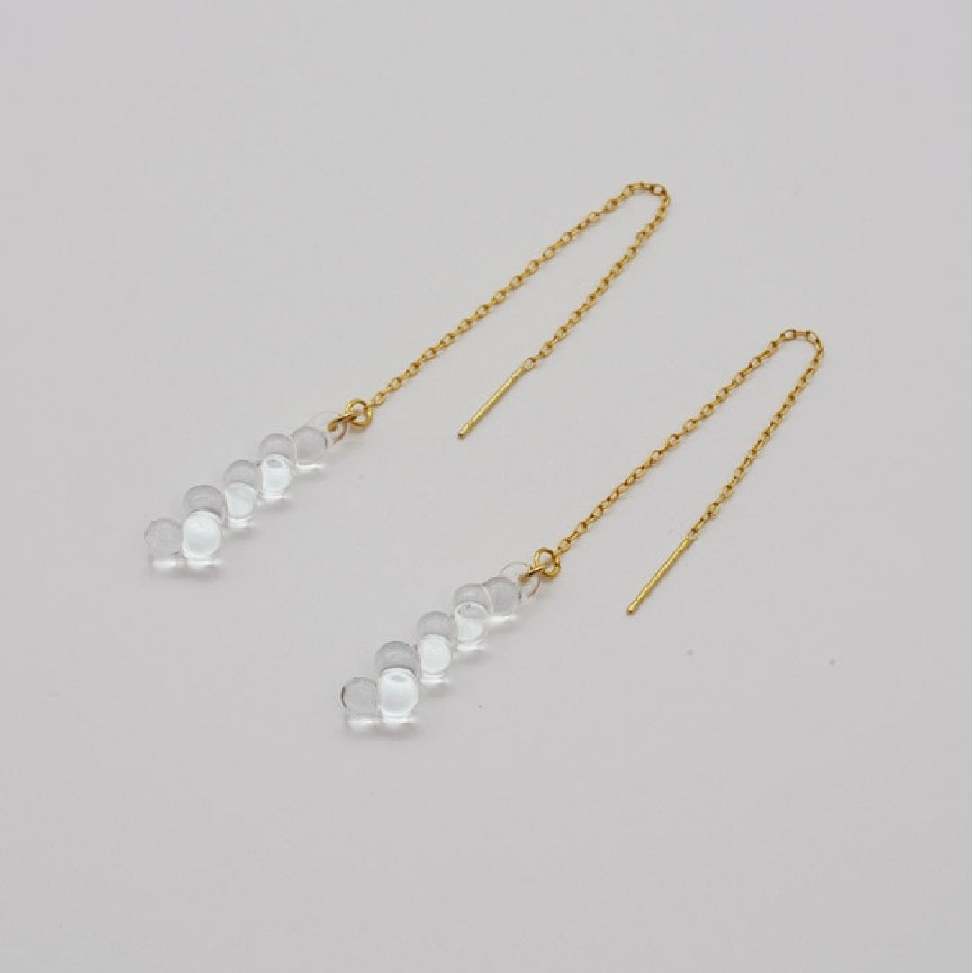 HARIO ハリオ　グロス ハリオ ピアス グロス 16 Water Drops 雫 ガラス製 HARIO