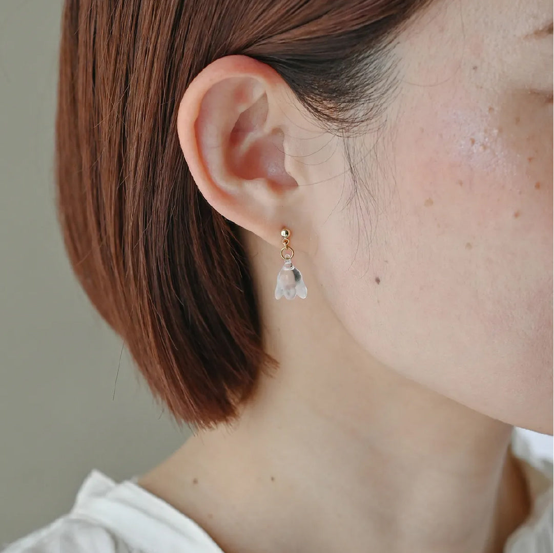 ピアス スノーフレーク –ピアス・イヤリングなら HARIO NETSHOP