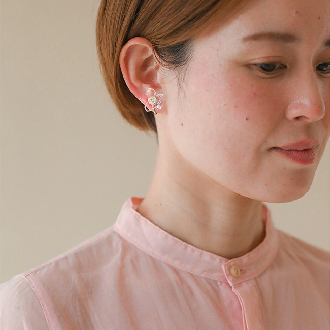 イヤリング フラワー –ピアス・イヤリングなら HARIO NETSHOP
