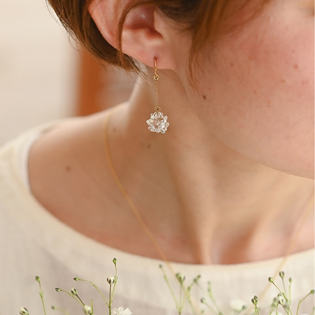 HARIO ネックレス　ピアス　セット HARIO ネックレス＆ピアス セット「リリー」シリーズ［HAP-L-001