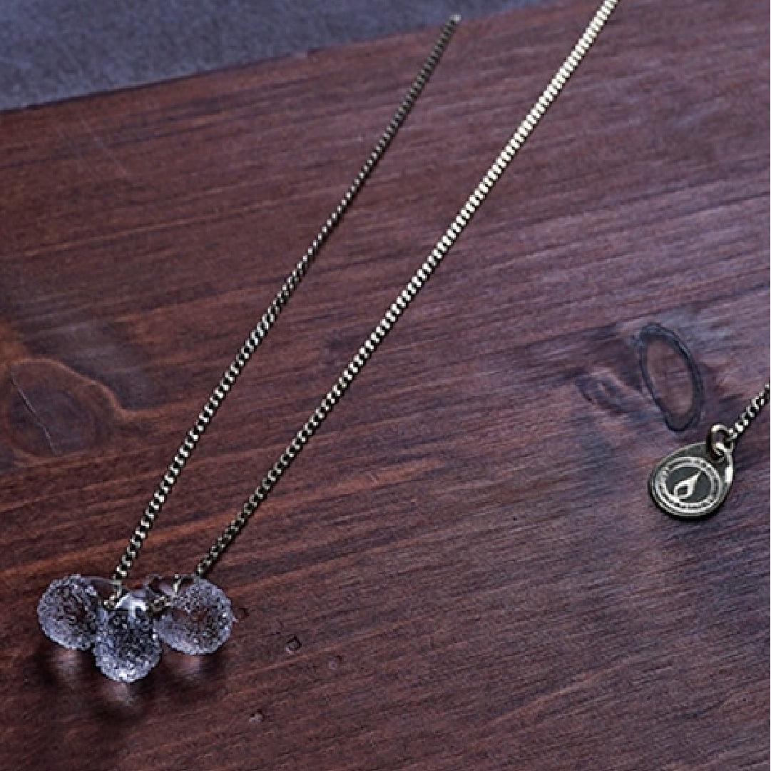 【SALE価格】フローズンローズ ネックレス(定価9000円) K10 ピンクゴールド ダイヤモンド フラワー ネックレス