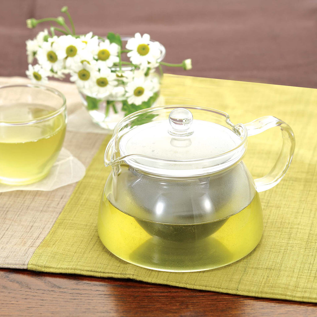 お茶　急須 Amazon | 急須 常滑焼 くるっとオビックス 茶こし付 黒千段