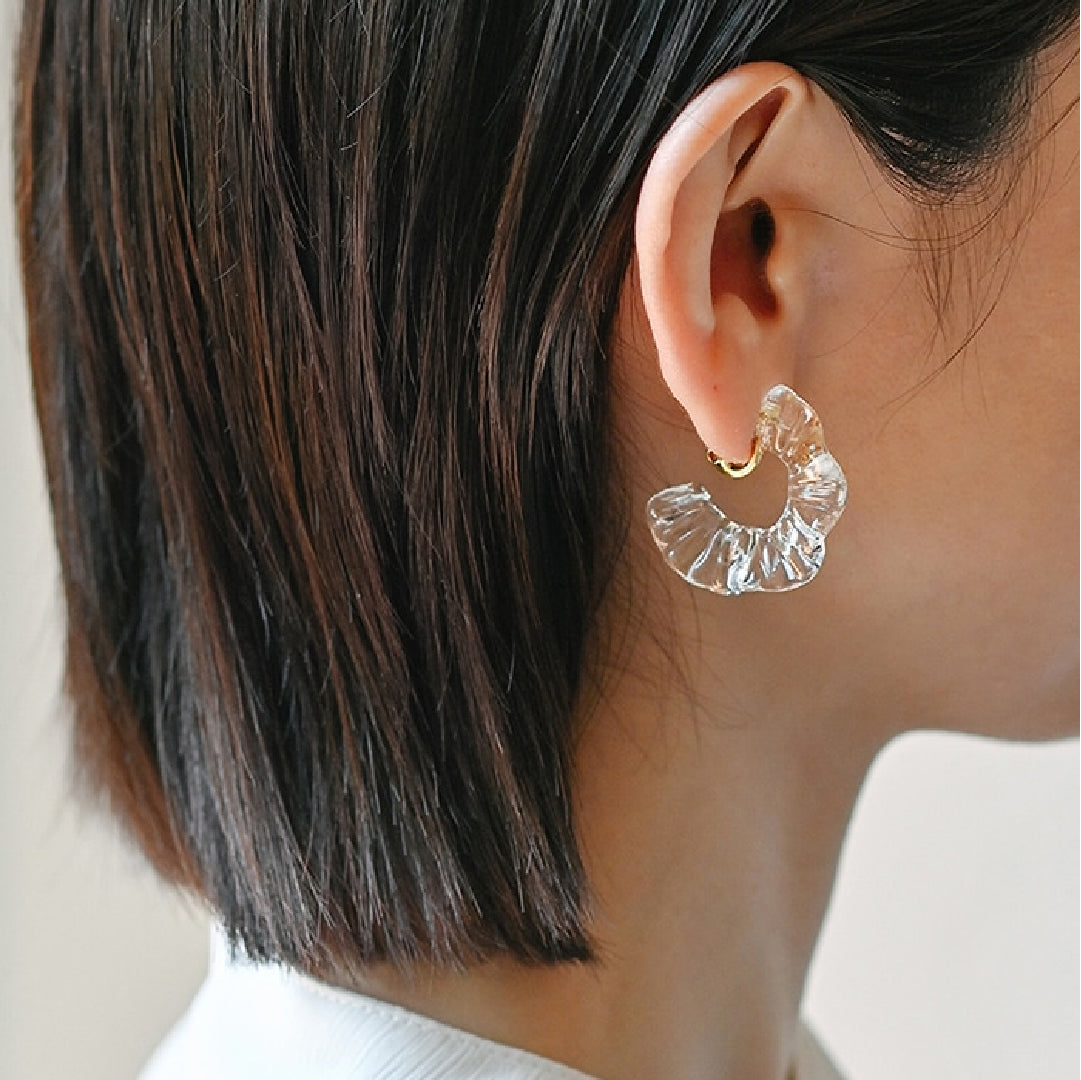 HARIO ハリオ イヤリング アイシクル ドレープ HAA-ID-E