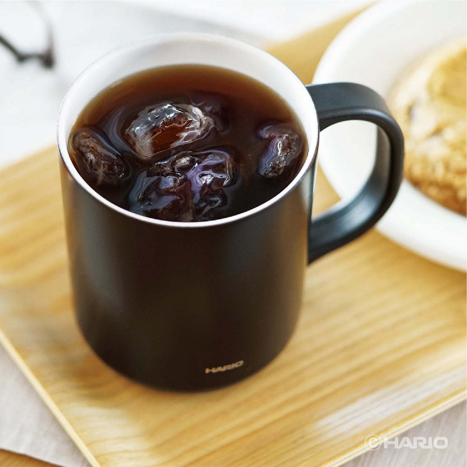 HARIO ハリオ セラミックコーティング 真空二重保温マグ 470ml ブラック CMG-470-B セラミックコーヒーカップ 370 ミリリットルヴィンテージコーヒーマグ手作りマグ家庭用セラミック飲料カップ人格カップルカップ コーヒ