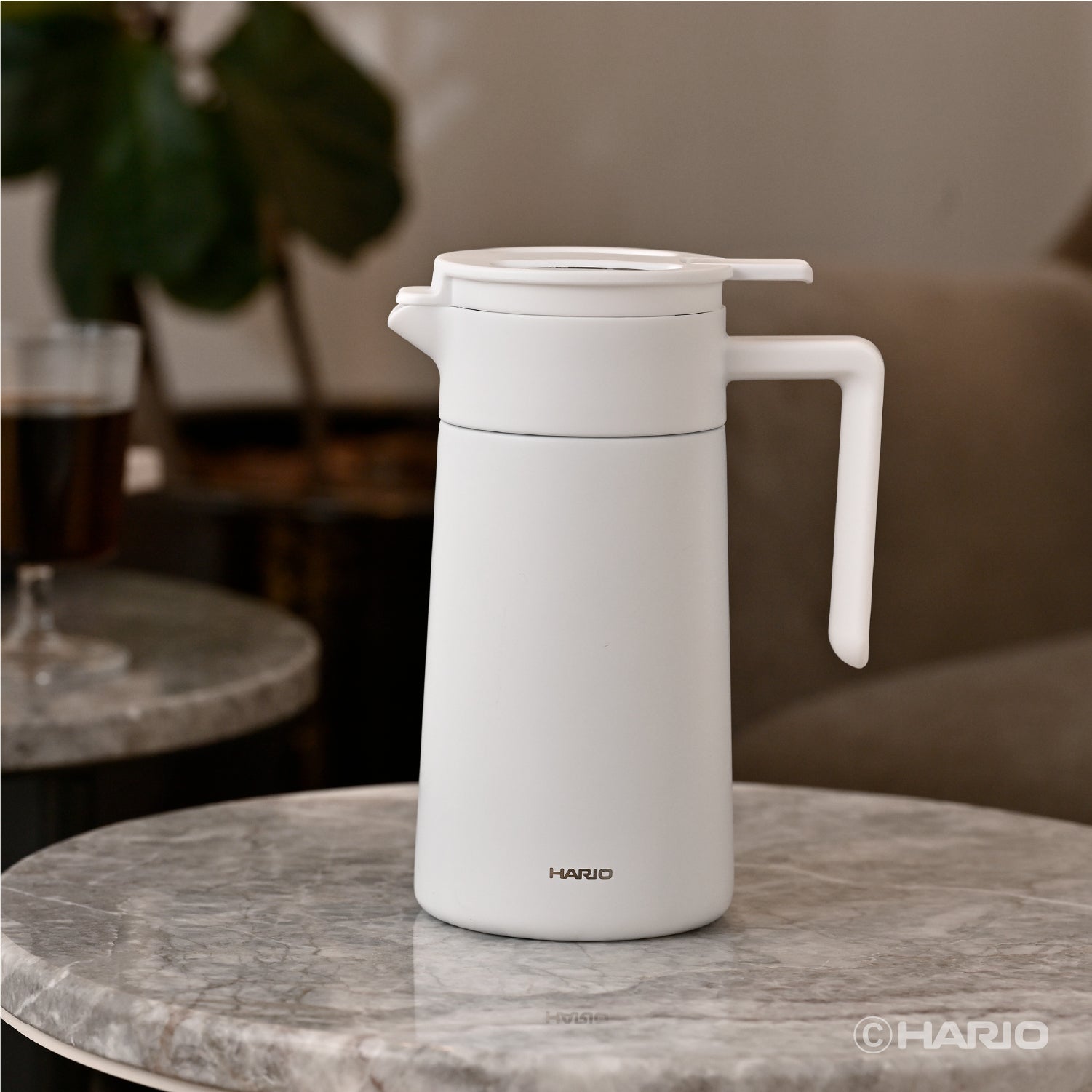 セラミックコーティング 真空二重保温ポット 600mL –コーヒーサーバー