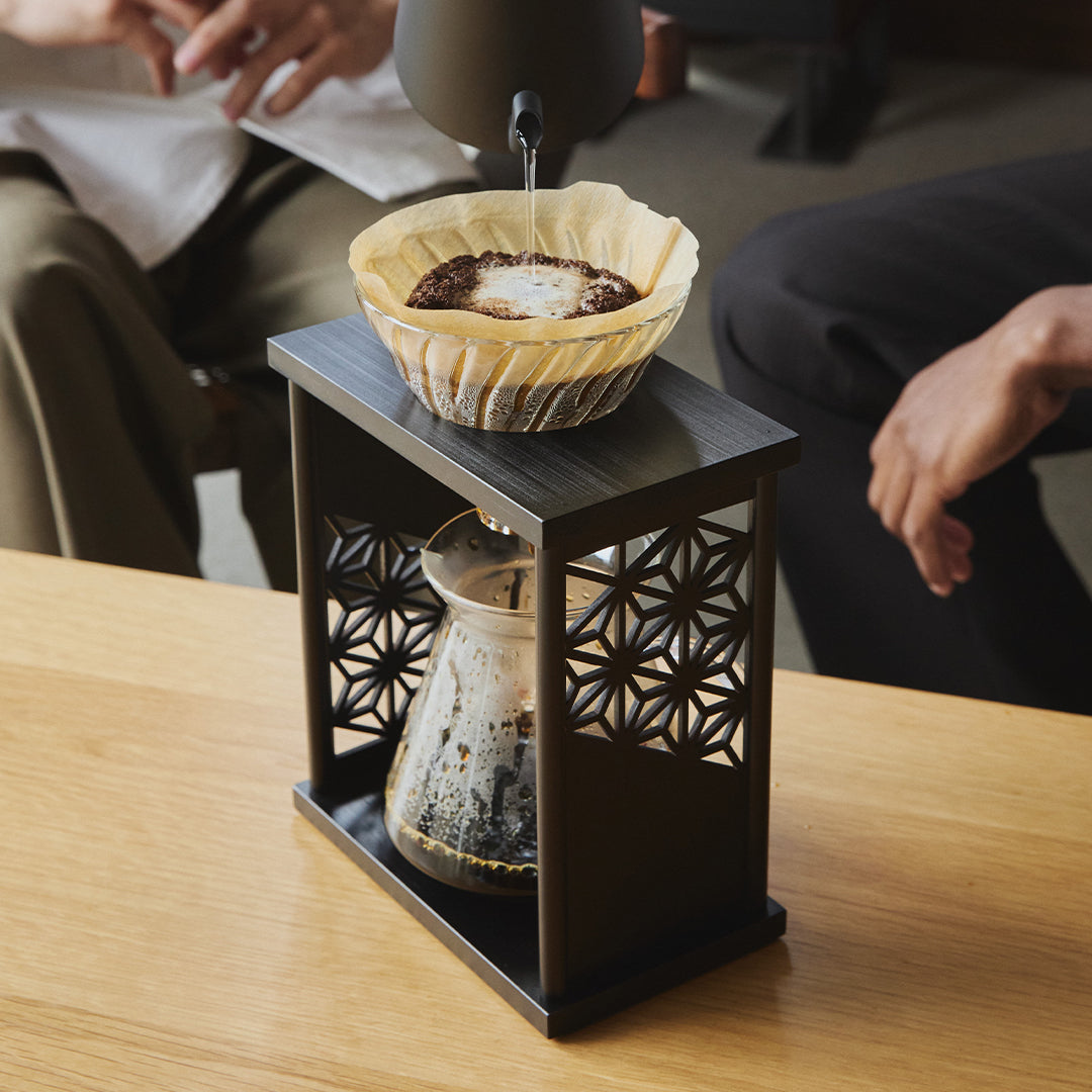 ドリップスタンドセット 麻の葉 –コーヒーセットなら HARIO NETSHOP