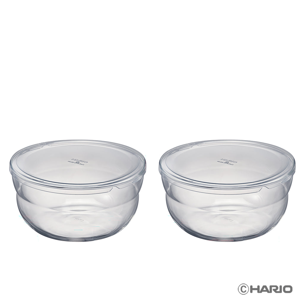 ボウルップ 耐熱ガラス保存ボウル1200 2個セット –食品保存容器なら