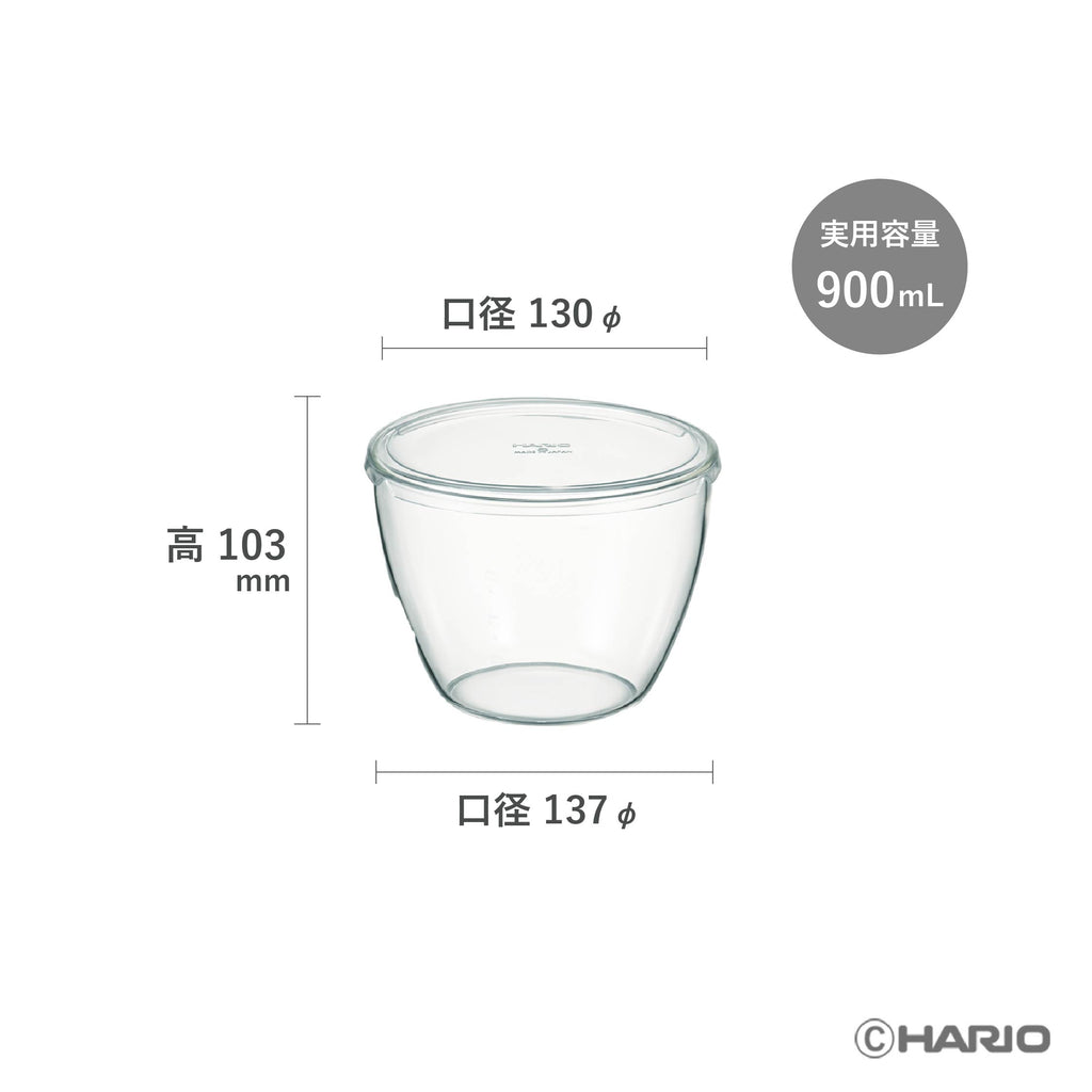 ボウルップ 耐熱ガラス保存ボウル深型 クリア –ボウルなら HARIO NETSHOP