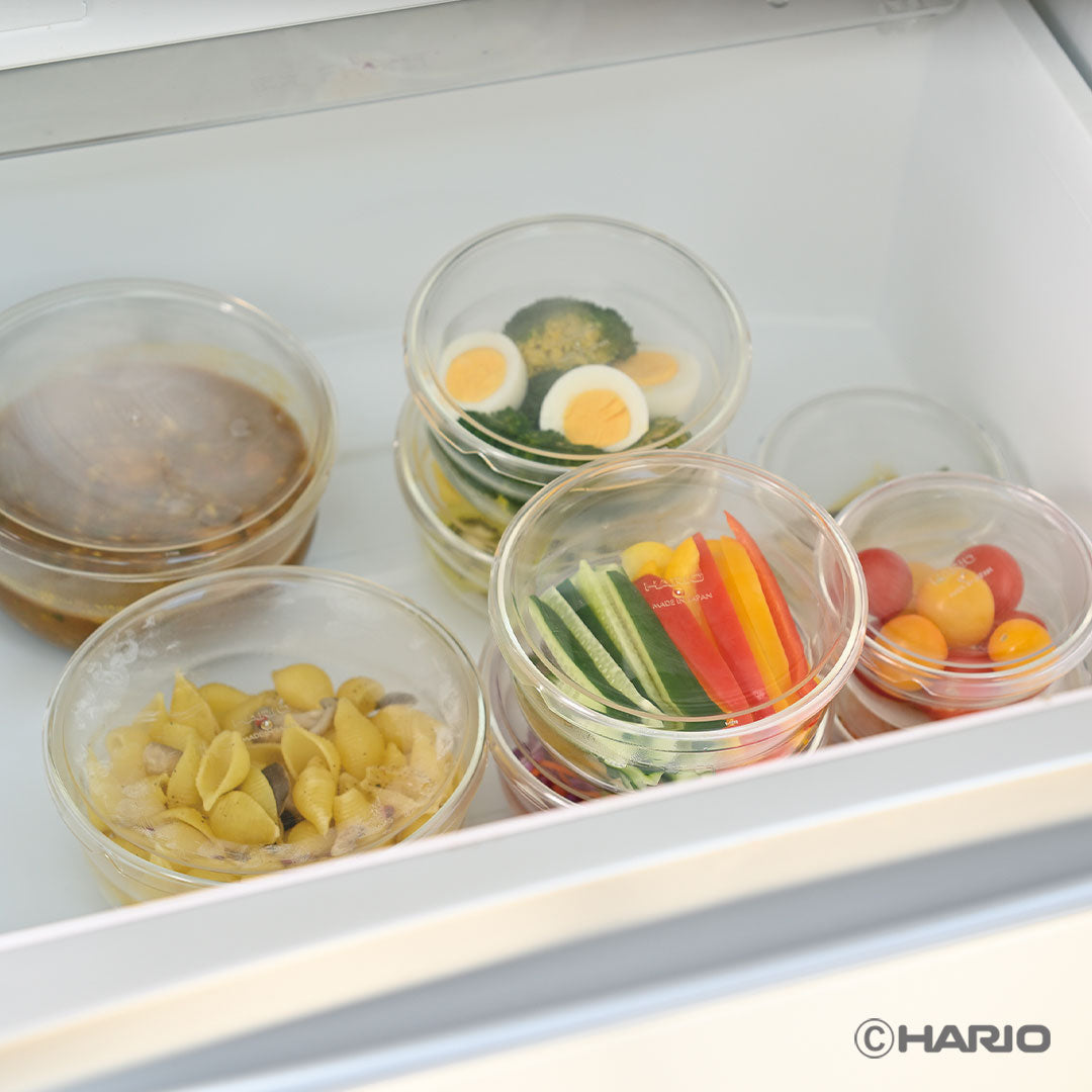 ボウルップ 耐熱ガラス保存ボウル 3個セット –食品保存容器なら HARIO