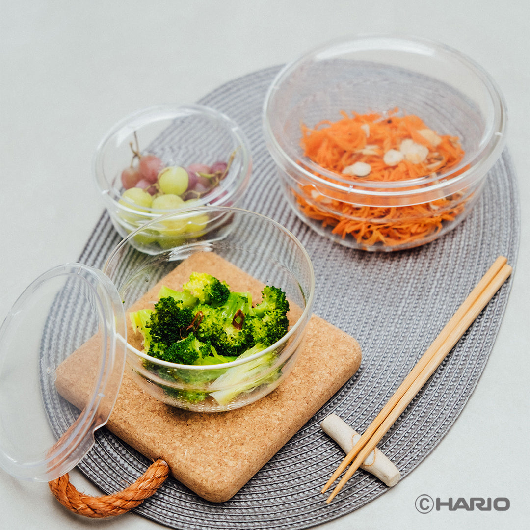 ボウルップ 耐熱ガラス保存ボウル 8個セット –食品保存容器なら HARIO