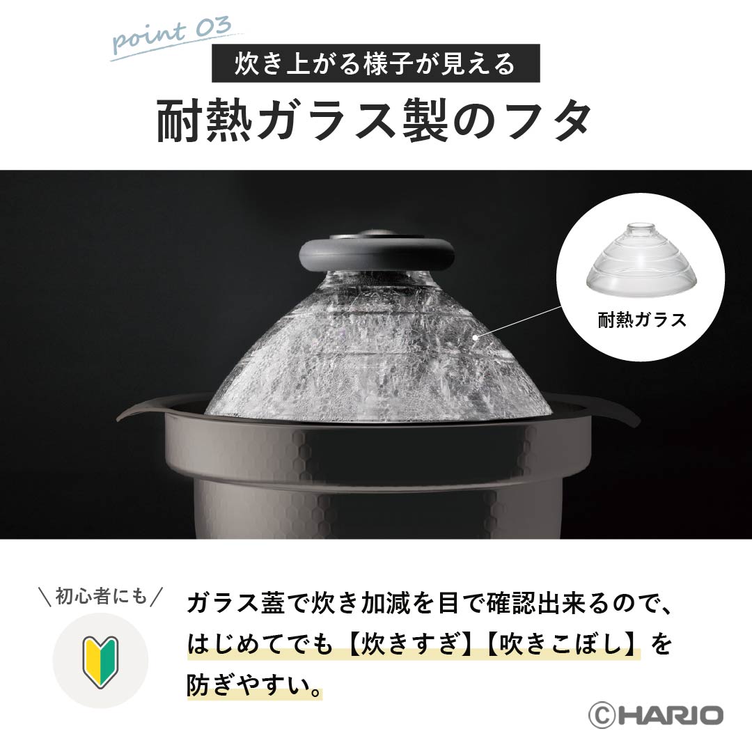 【新品未開封】IH対応 GIS-200 雪平鍋 ガラス蓋付き HARIO ハリオ フタがガラスの IH対応 ご飯釜 雪平 GIS-200