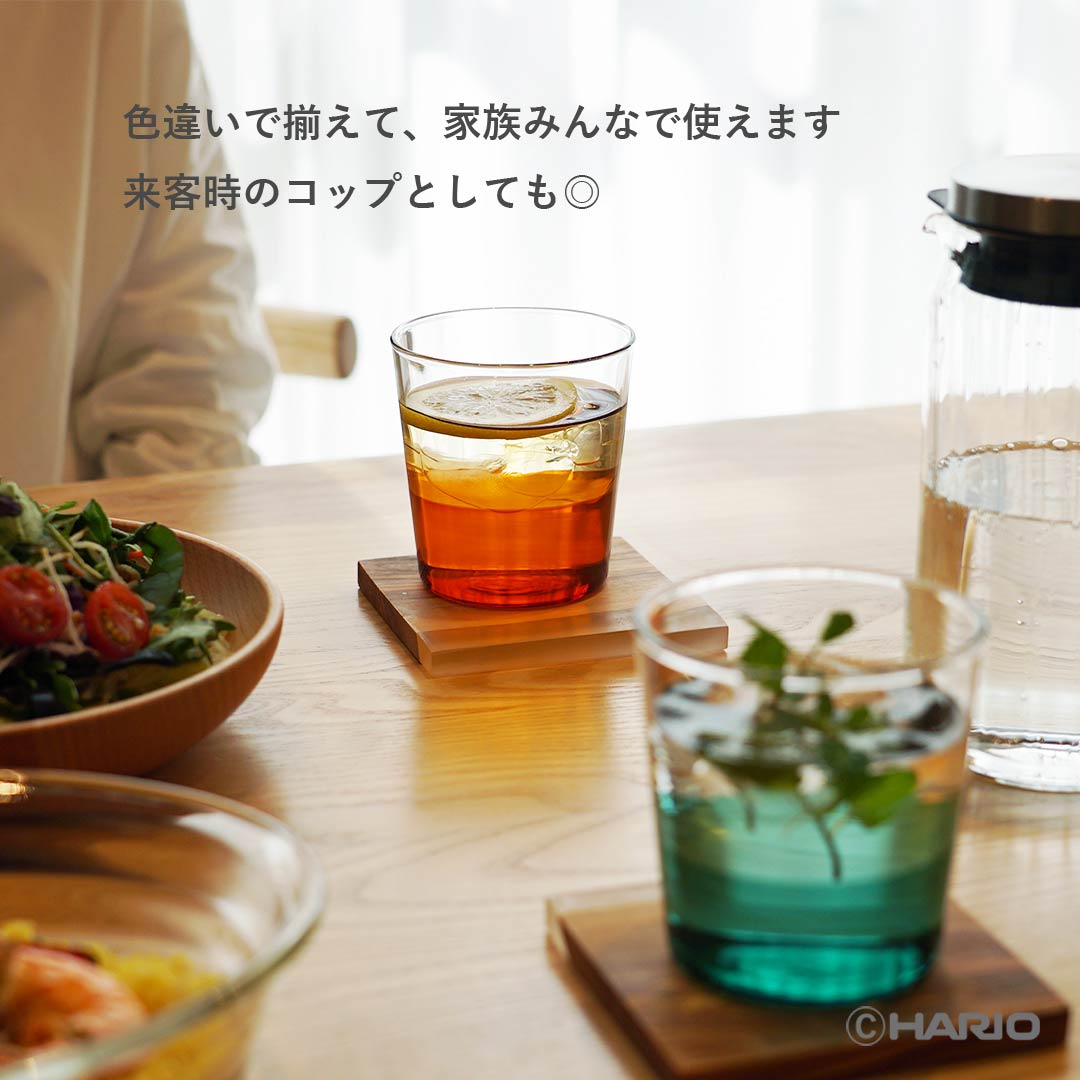 HARIO COLORS ハーフカラーグラス –グラス・カップなら HARIO NETSHOP