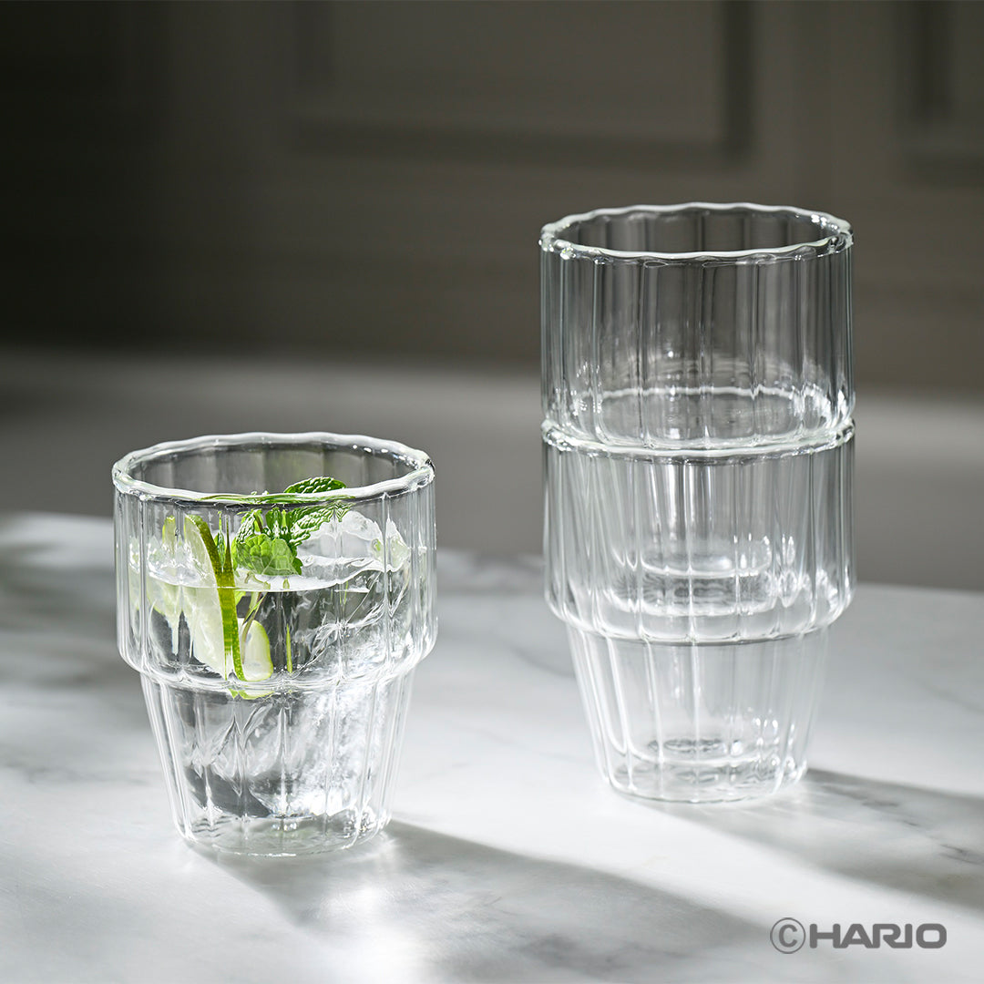 バジル様　おまとめ4点　ハリオ ダブルウォールスタックグラス ライン –グラス・カップなら HARIO NETSHOP