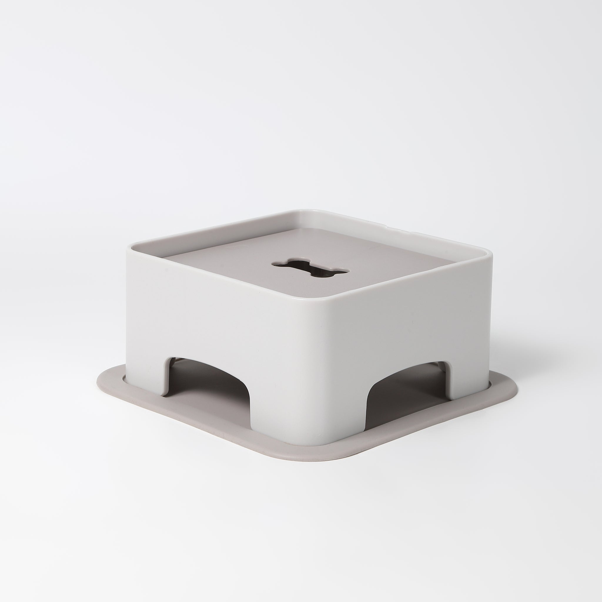 わんテーブル グレー –ペット用食器・給餌給水器なら HARIO NETSHOP