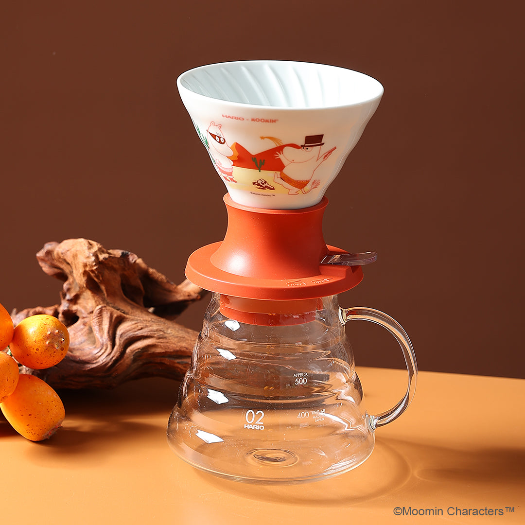 MOOMIN×HARIO Ceramic Immersion Coffee Dripper SWITCH orange