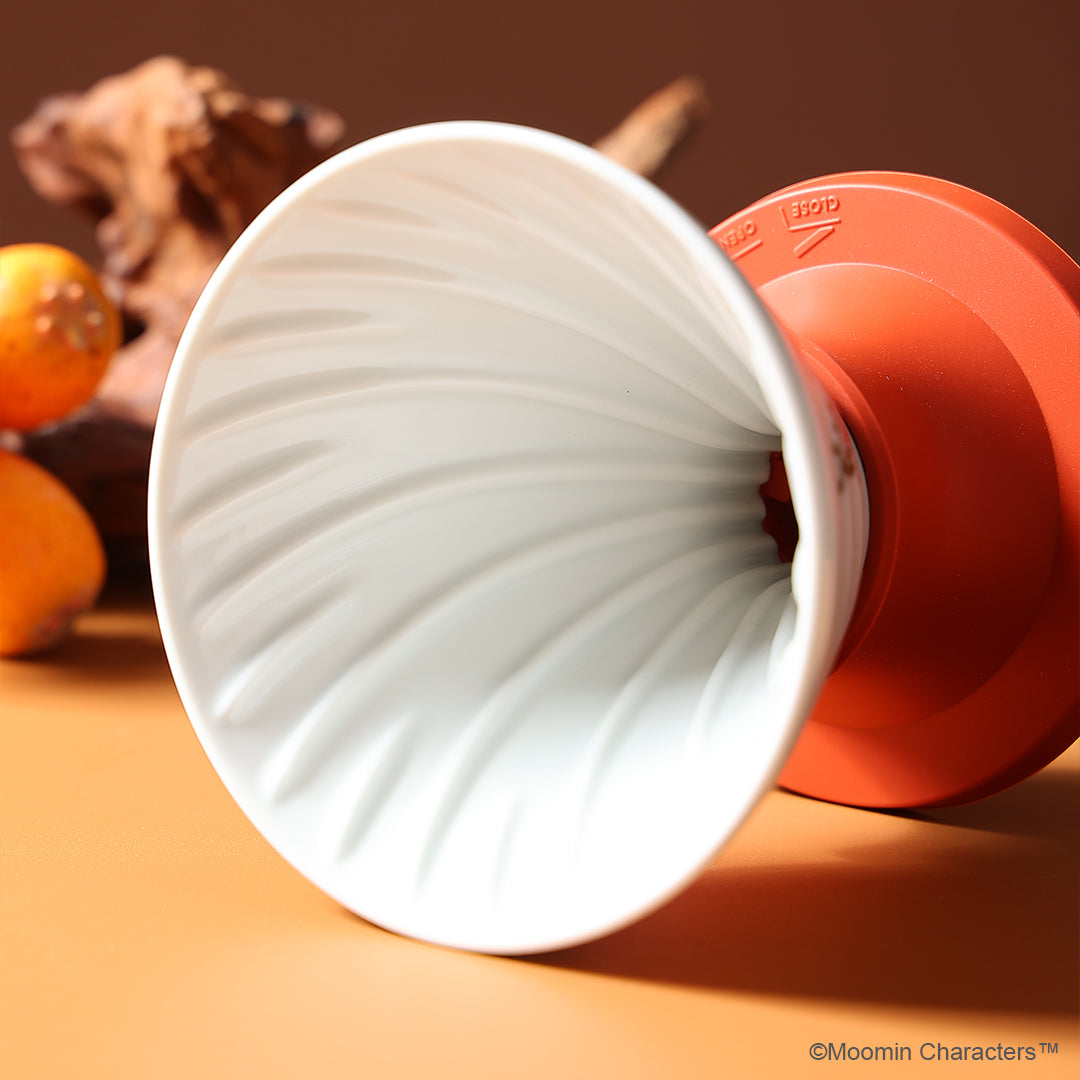 MOOMIN×HARIO Ceramic Immersion Coffee Dripper SWITCH orange
