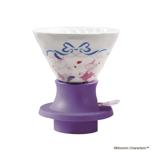 MOOMIN×HARIO Ceramic Immersion Coffee Dripper SWITCH purple