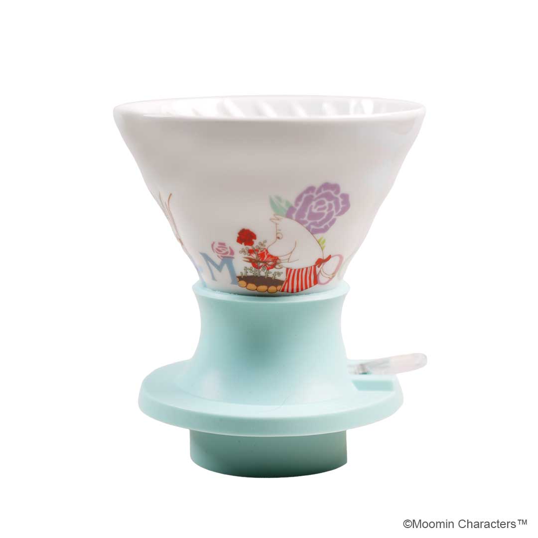 MOOMIN×HARIO Ceramic Immersion Coffee Dripper SWITCH mint blue