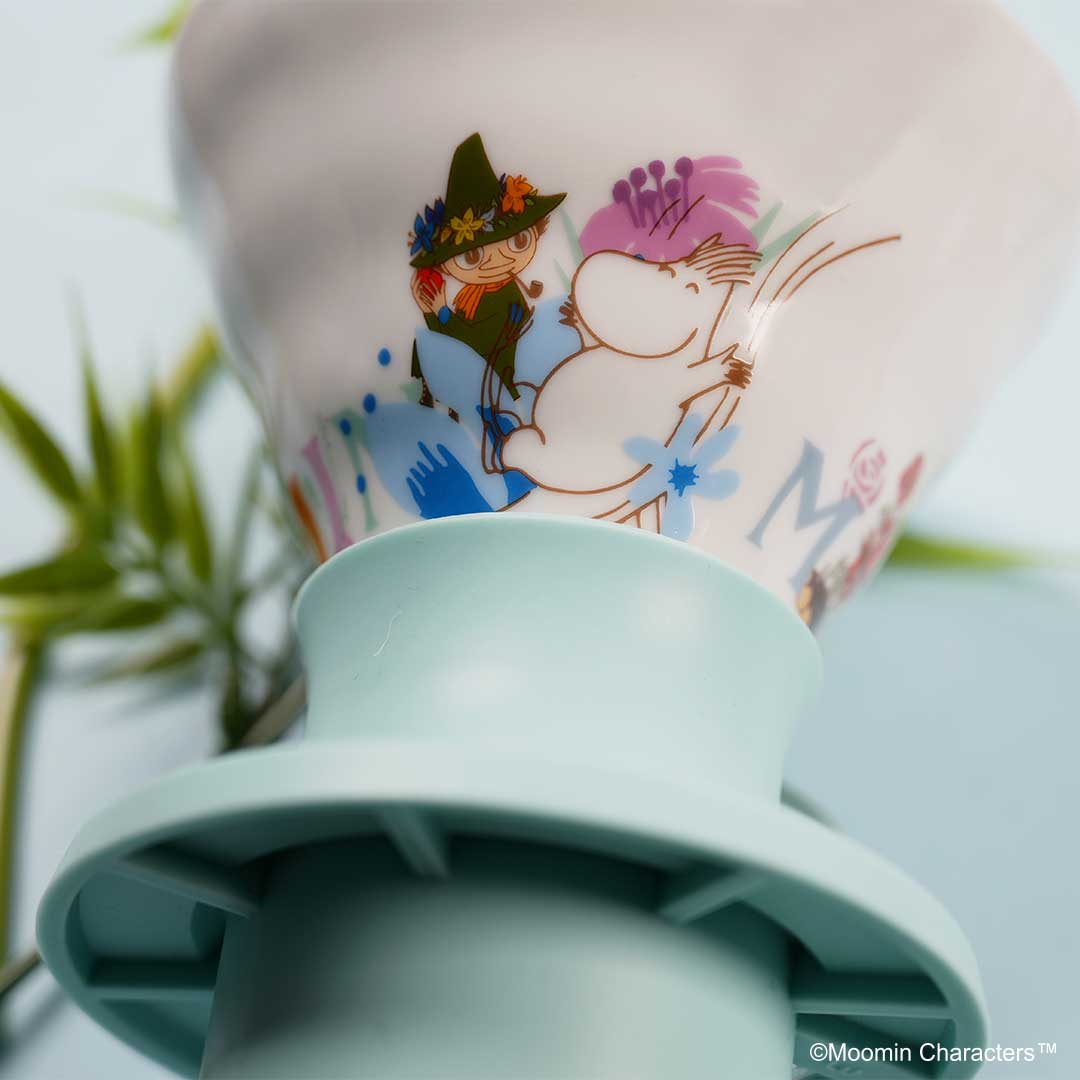 MOOMIN×HARIO Ceramic Immersion Coffee Dripper SWITCH mint blue