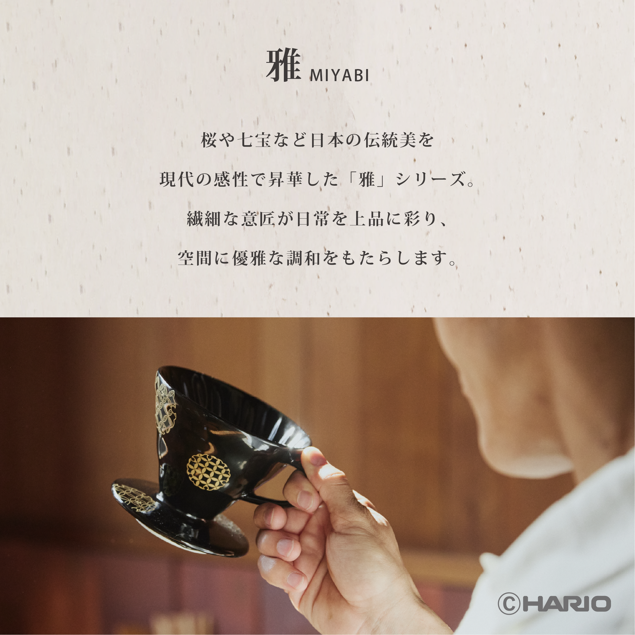 セラミックドリッパー 02 七宝ブラック –ドリッパーなら HARIO NETSHOP
