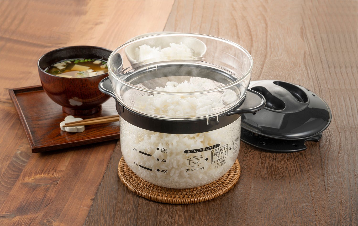 電子レンジと炊飯器 電子レンジ調理セット – HARIO NETSHOP