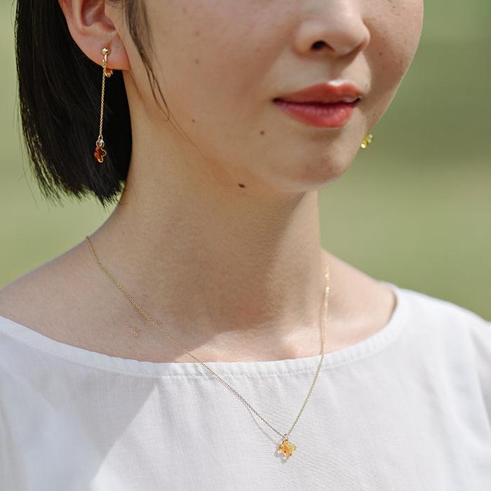 イイダ傘店 キンモクセイ （アンバー） ネックレス – HARIO NETSHOP