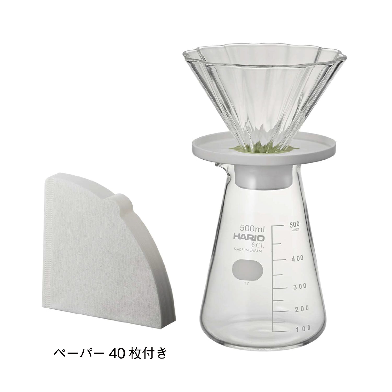 sirobari  シロバリ セット 茶茶ドリッパー・ブーケサーバーセット – HARIO NETSHOP