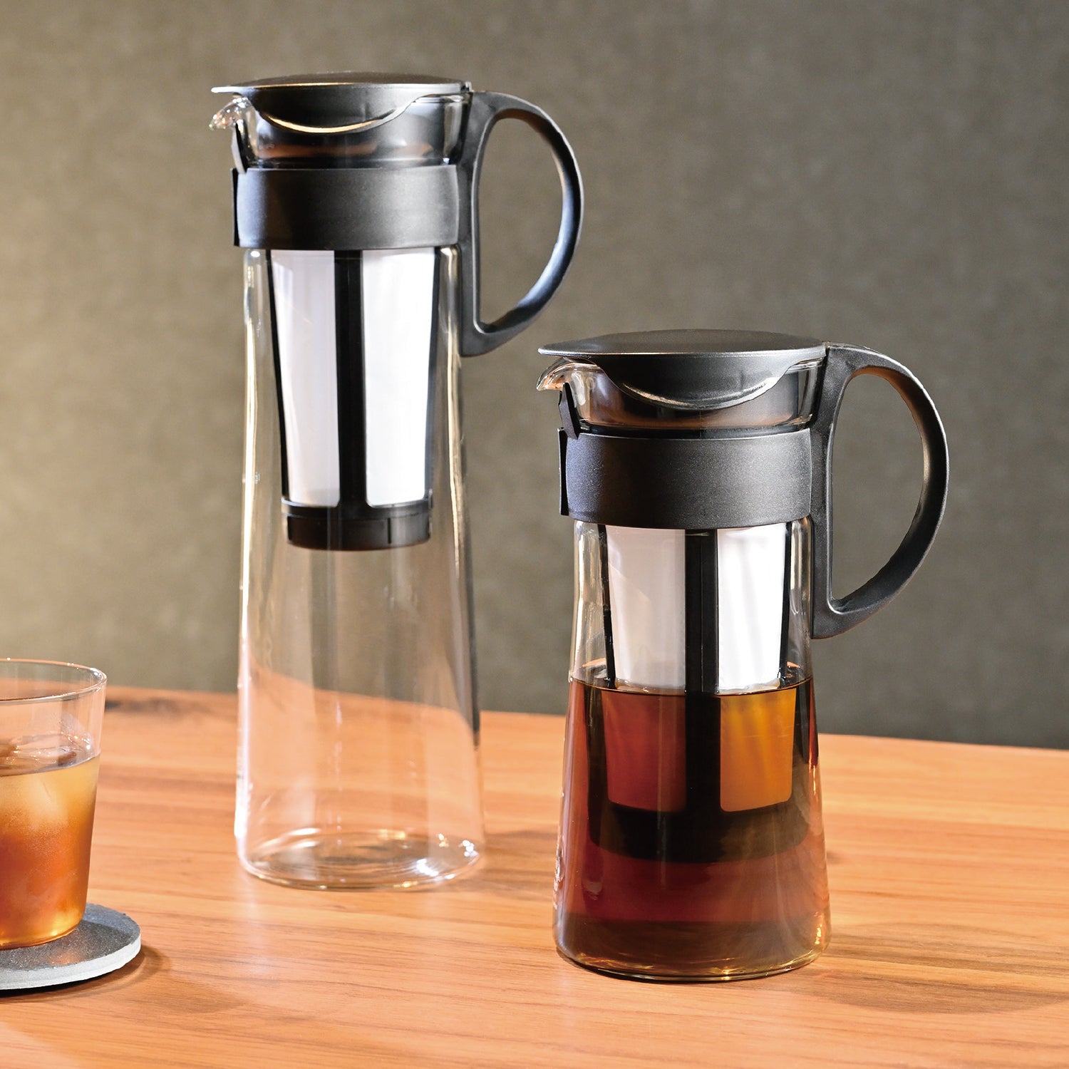 みさき HARIO 水出しコーヒーポット コーヒーメーカー 水出し珈琲ポットミニ ブラック｜HARIO Official Shop