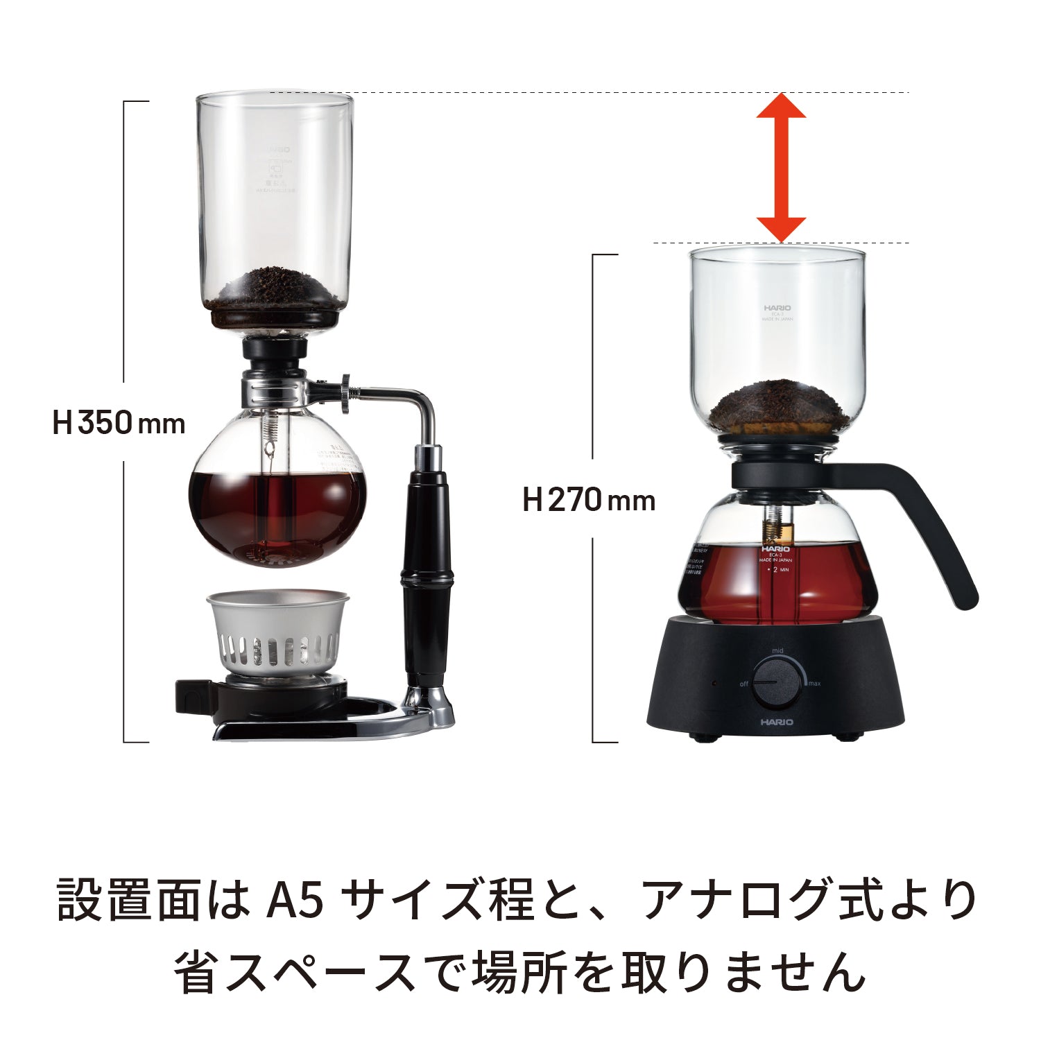 HARIO Electric Coffee Syphon ECA-3-B-