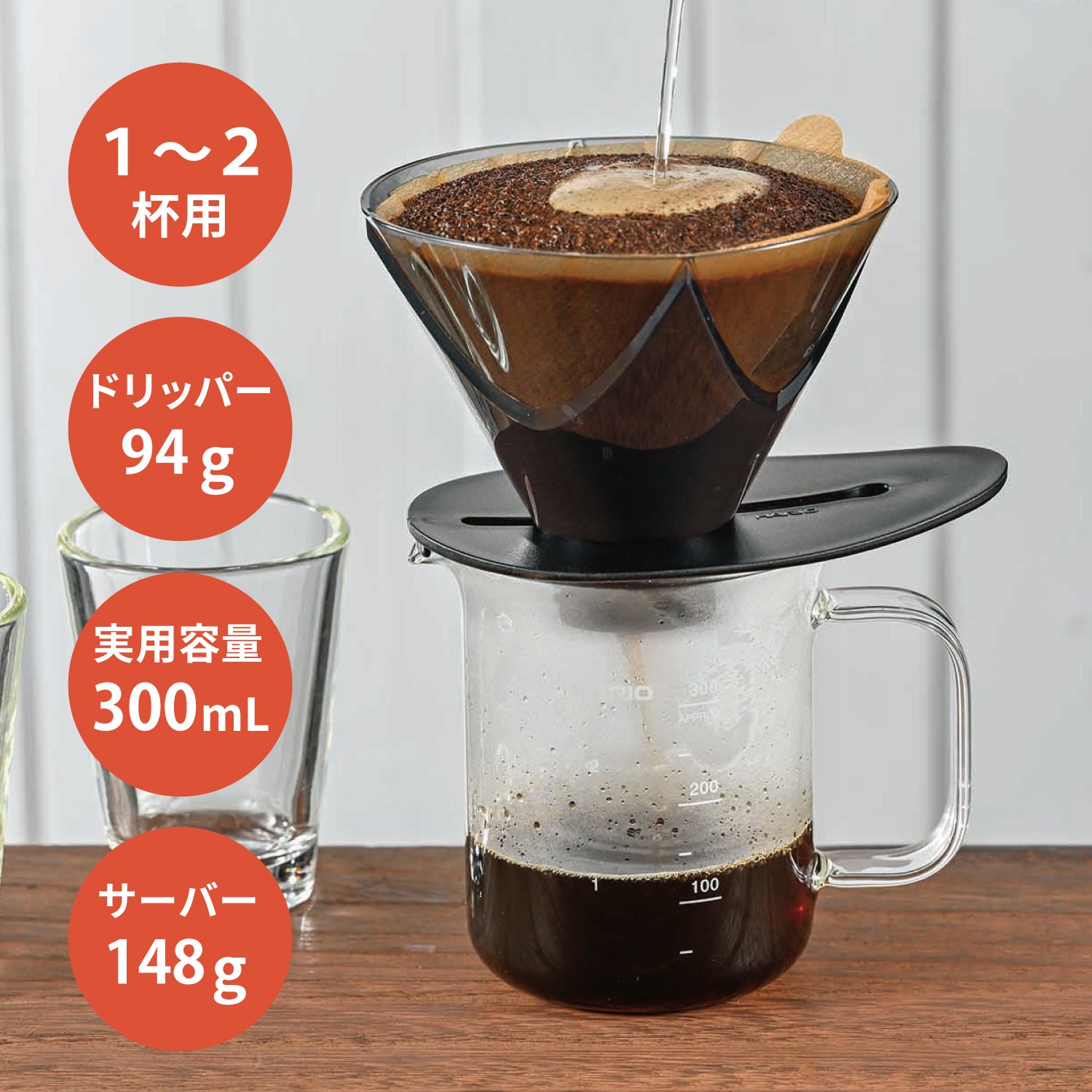 ドリッパーMUGEN サーバーセット – HARIO NETSHOP