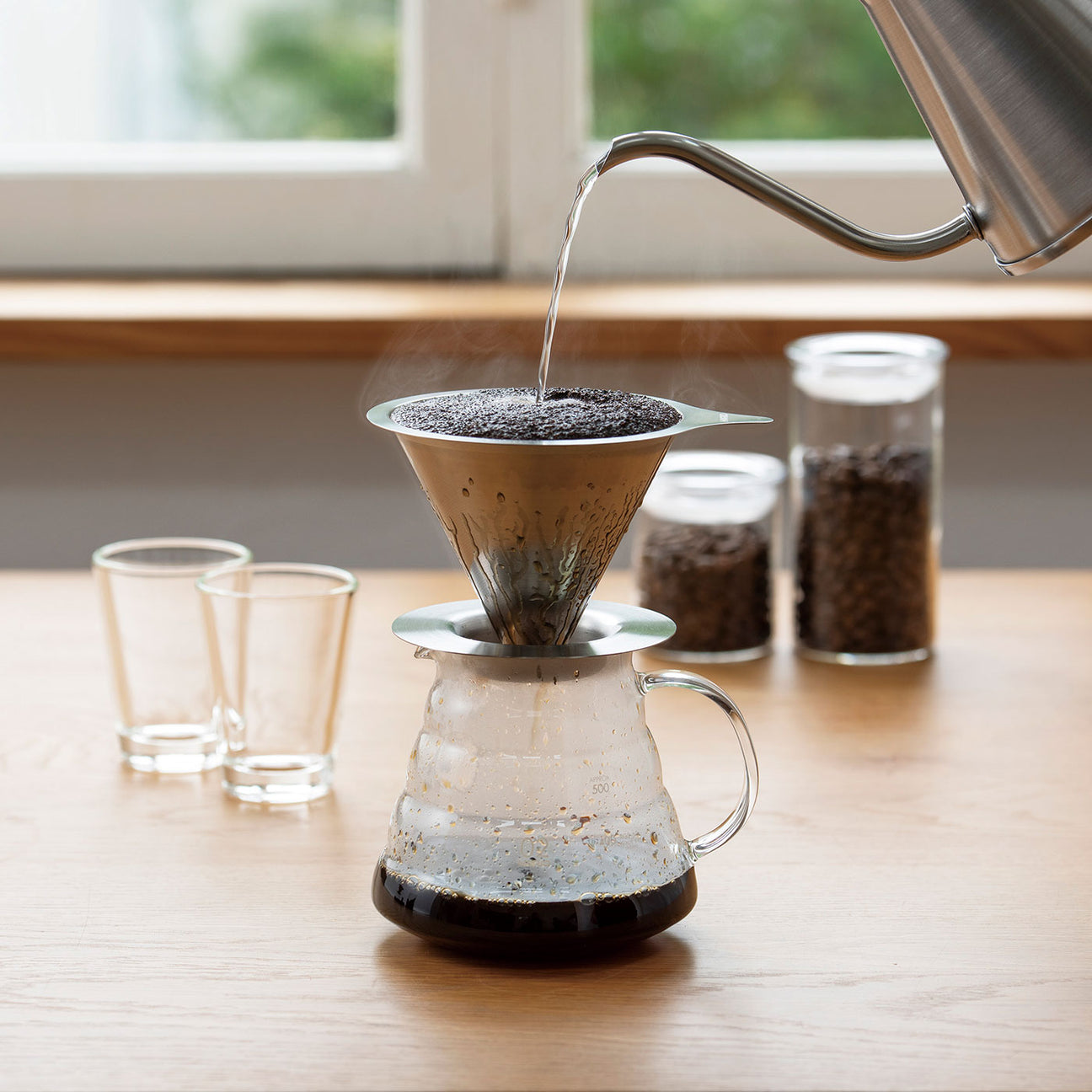 HARIO ダブルメッシュメタルドリッパー