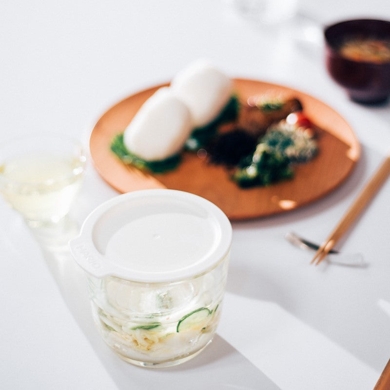 ガラスの一夜漬け器 S ホワイト – HARIO NETSHOP