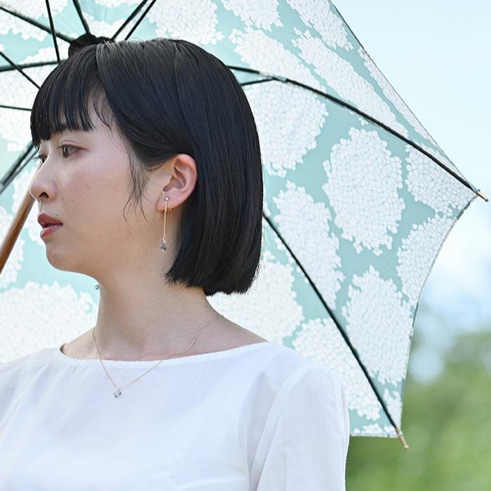 イイダ傘店 アジサイ （グレー） ネックレス –ネックレスなら HARIO